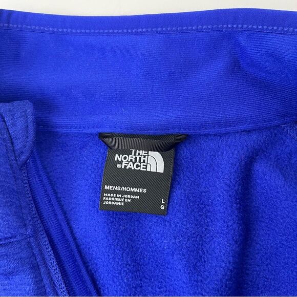 NWT The North Face Mens L Fleece Sweater 1/2 Zip Pullover Purple - Picture 5 of 8